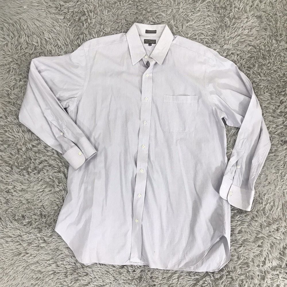 Robert Talbott Best of Class Men's Dress Shirt Size 16 - 35 Stripes‎